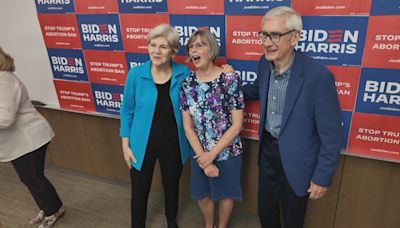 Senator Elizabeth Warren campaigns in Eau Claire