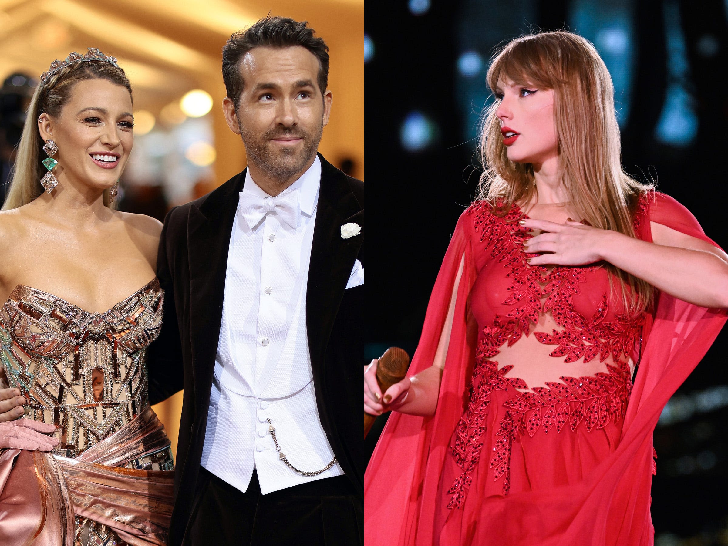 Taylor Swift subtly let slip she's the godmother of Ryan Reynolds and Blake Lively's kids while praising the new 'Deadpool' movie