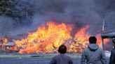 South Korea wildfire forces 500 residents to evacuate, rain helps fight flames