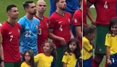 EURO 2024: Young Girl in Awe on Seeing Cristiano Ronaldo as Portugal-Tukrey Players Line-up | WATCH - News18