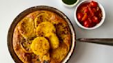 Fried Polenta Frittata With Cherry Tomato Sauce Recipe