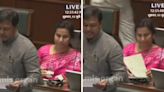 BJP MLA Meghna Bordikar Clarifies After Video Of Her Keeping Currency Notes In File During Assembly Session Goes Viral