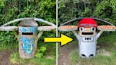 This Street Artist Transforms Everyday Objects Into Playful Works Of Art, And It's Pretty Amazing