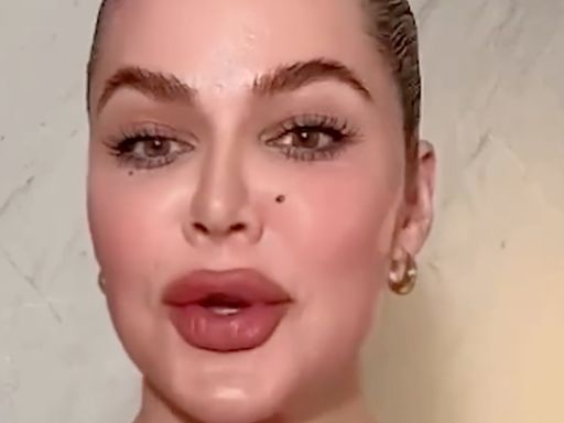 Khloe Kardashian accused of 'lying' in skincare video with 'glitch and filters'