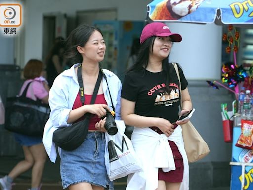 今日大致天晴 有一兩陣驟 最高氣溫34°C