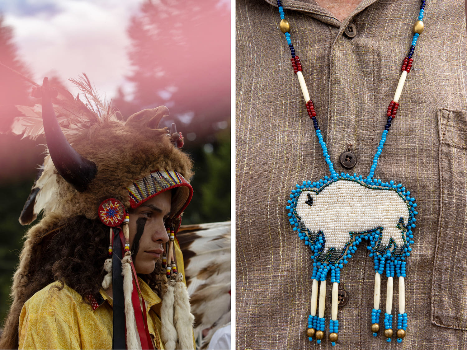 Indigenous tribes welcome rare white buffalo calf in Yellowstone ceremony