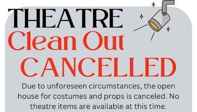 Cabrini University abruptly cancels theater clean out