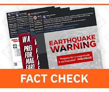 FACT CHECK: Post warning of strong earthquake links to shopping site