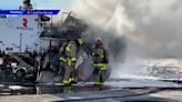 Firefighters extinguish machinery fire at Fort Lauderdale construction site - WSVN 7News | Miami News, Weather, Sports | Fort Lauderdale