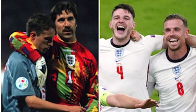 Penalty pain and Wembley joy – A look at England’s past semi-final showdowns