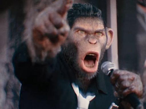 What do you mean someone made a biopic about Robbie Williams where everything's normal except he's a CGI monkey?