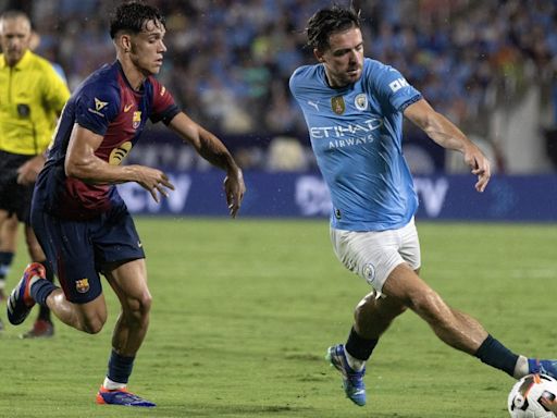 Manchester City y Barcelona igualaron 2-2 ante más de 63,000 fanáticos en Orlando - El Diario NY