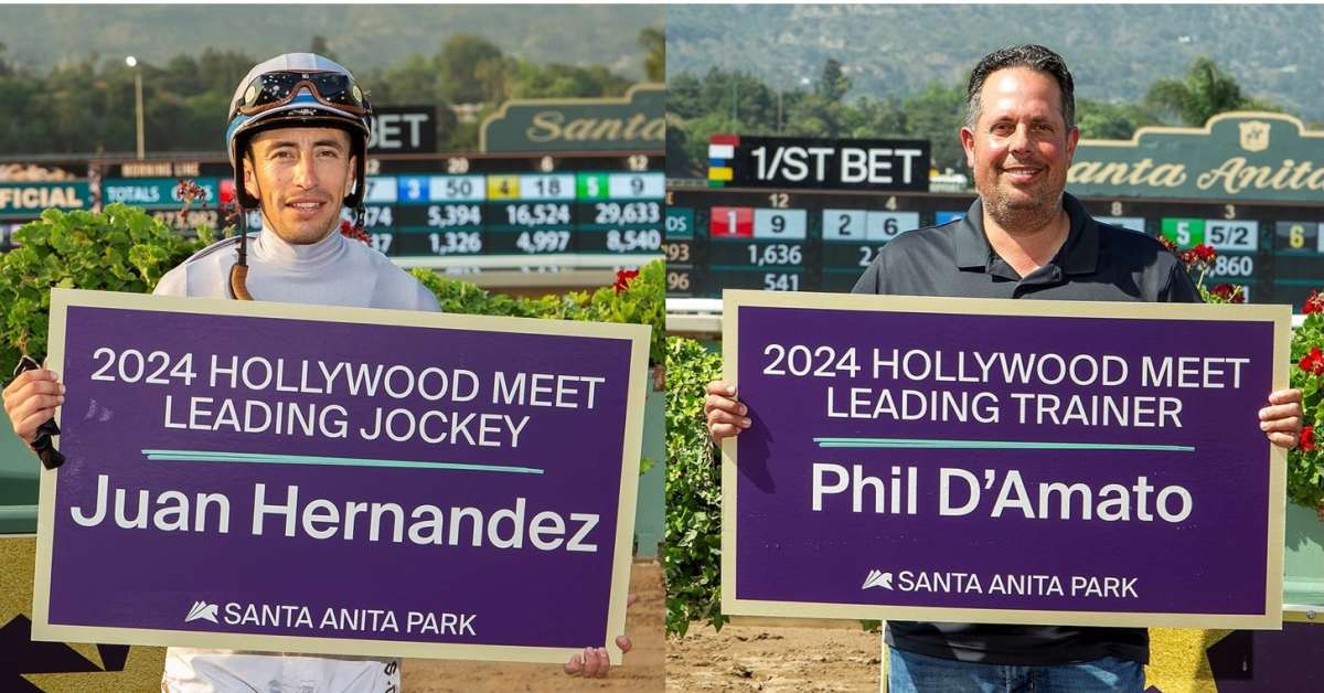 Hernandez Edges Fresu For Santa Anita Riding Title; D'Amato, Reddam Racing Top Trainer, Owner