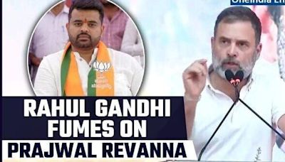 Karnataka: Rahul Gandhi Accuses BJP & PM Modi of Supporting Prajwal Revanna's Scandal |Oneindia News