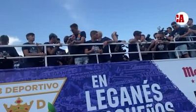 Así está siendo la celebración del Leganés - MarcaTV
