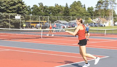 Doubles sweep lifts Marquette girls tennis team to win over West Iron County