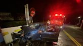 南投竹山轎車自撞電線桿 2人未繫安全帶重傷昏迷