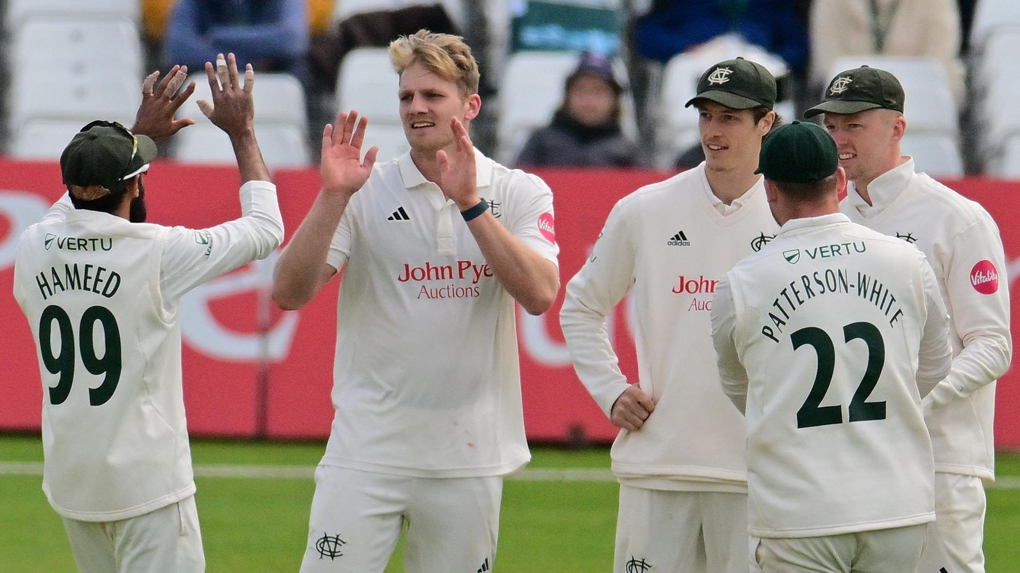 Pennington pegs back Lancashire at Trent Bridge