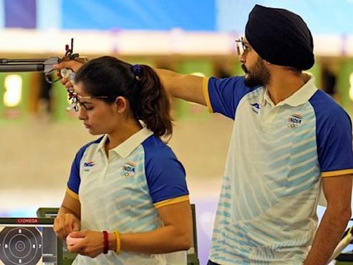 Paris Olympics: Manu Bhaker-Sarabjot Singh win second medal for India with 10m air pistol team bronze