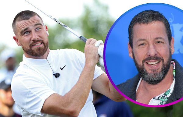 Travis Kelce Addresses Fan Theory About Whether He'll Be in 'Happy Gilmore 2' With Adam Sandler