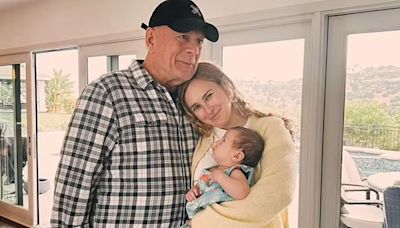 Hija de Bruce Willis cuenta que el actor es un abuelo presente