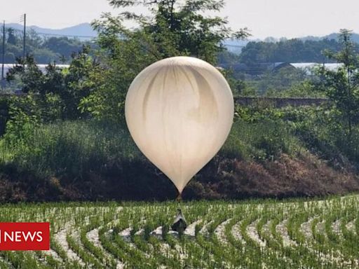 Coreia do Norte: como o país está usando balões para jogar lixo na Coreia do Sul