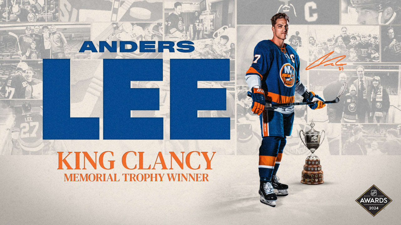 Islanders' Anders Lee Awarded King Clancy Trophy | New York Islanders