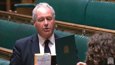 UK Parliament: Conservative MP Bob Blackman Takes Oath With Bhagavad Gita In Hand | Watch