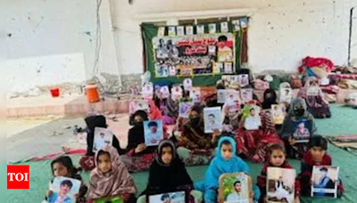 Pakistan ignores 9th day of protest for return of forcibly disappeared victims - Times of India