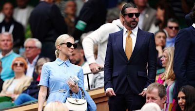 Dave Grohl Is Nearly Unrecognizable in Polished Suit and Slicked Back Ponytail in Royal Box at Wimbledon