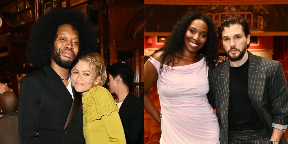 Zendaya Supports Jeremy O. Harris at ‘Slave Play’ Opening in London, Starring Kit Harington & Olivia Washington