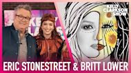'Severance' Star Britt Lower Face Paints Kelly Clarkson And Eric Stonestreet