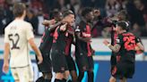 Leverkusen secure late draw to set unbeaten record and reach Europa League final