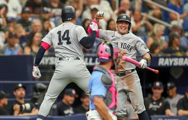 Jahmai Jones soaks in first homer, beer shower following special Mother’s Day moment