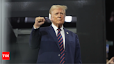 Bullet that missed Trump’s head in assassination attempt, causes 2cm wound on ear: Ex-White House doctor - Times of India