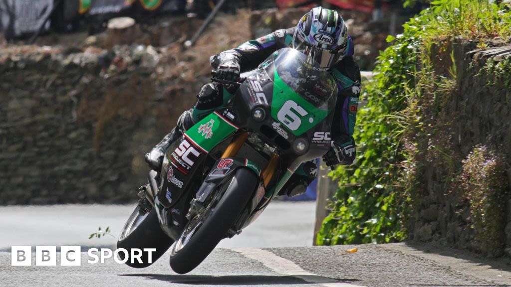 Isle of Man TT: Michael Dunlop wins Supertwins race to secure all-time record