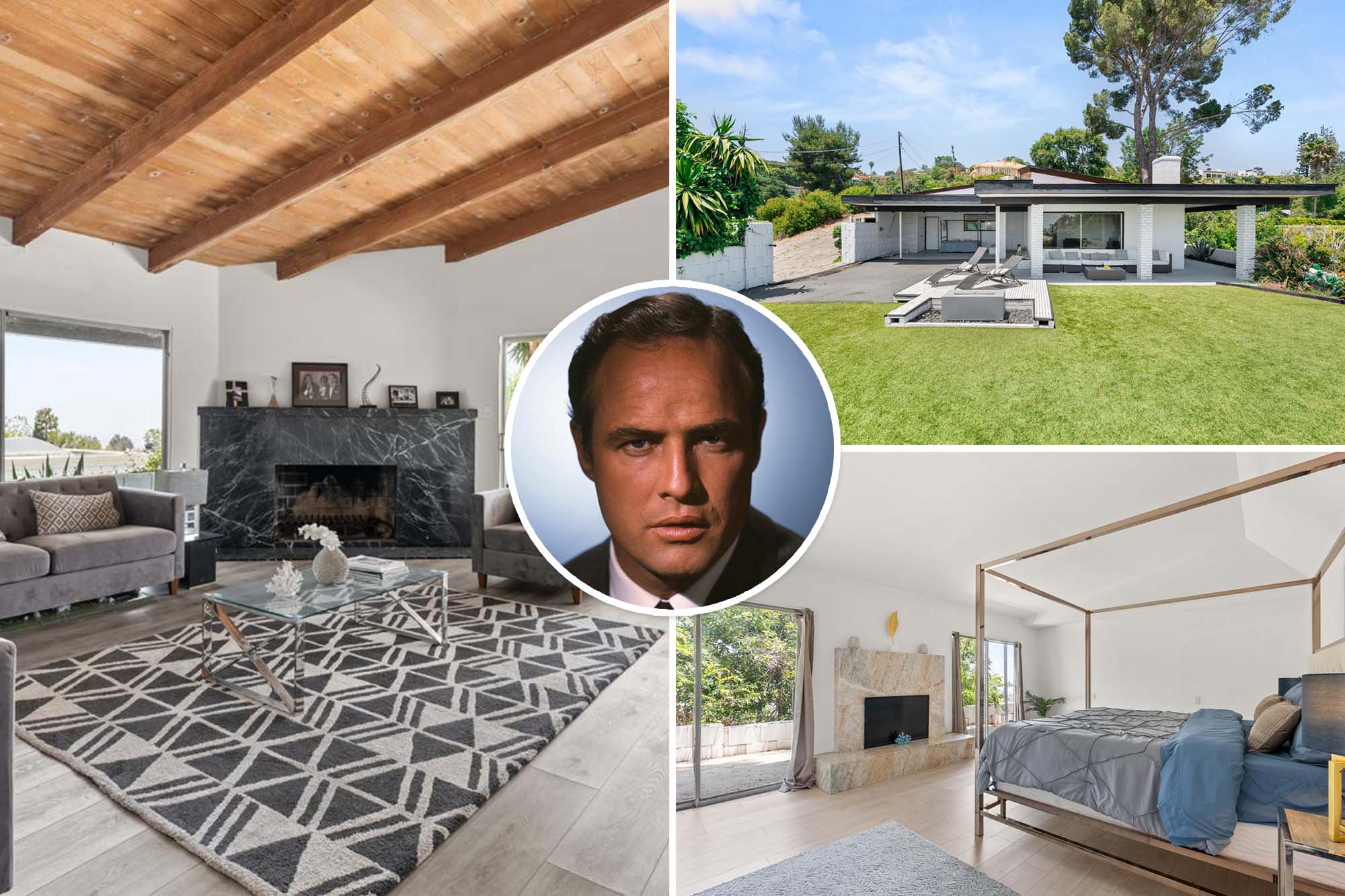 The Tahiti-inspired LA home of Marlon Brando’s stuntman is listing for $3.65M