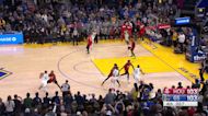 Top last baskets of the periods from Golden State Warriors vs. Houston Rockets