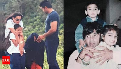 Suniel Shetty's son Ahan Shetty delights fans with adorable childhood photos with Athiya Shetty | Hindi Movie News - Times of India