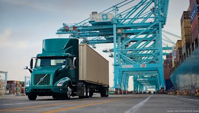 Volvo Trucks sells a 41-truck electric fleet for California port work - Triad Business Journal