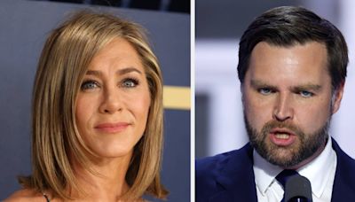 Jennifer Aniston Called Out JD Vance’s Past Comments Claiming That Women Without Kids Are “Miserable”