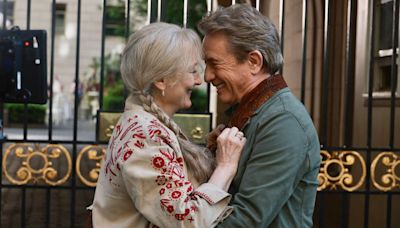 Meryl Streep and Martin Short Lovingly Gaze into Each Other's Eyes While Filming “Only Murders in the Building”