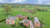 Shropshire smallholding for sale with consent for three barn conversions