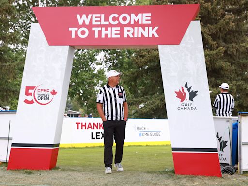 Welcome to The Rink, the hockey-themed party hole at the LPGA's CPKC Women's Open