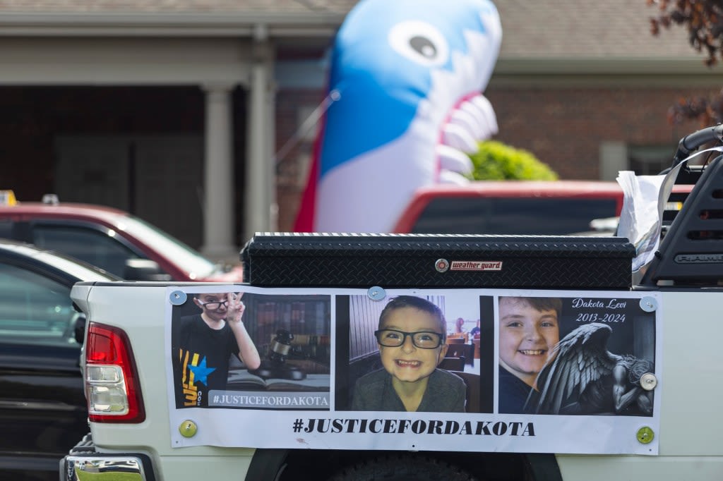 Mourners remember 10-year-old Dakota Levi Stevens who died days after ‘medical emergency’ at foster home