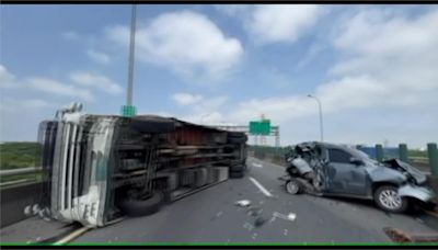 疑超車釀禍! 桃園台66線六車連環撞釀2傷