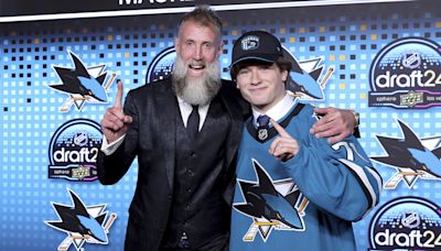 Frenzied Sharks fans celebrate team's Celebrini pick on social media