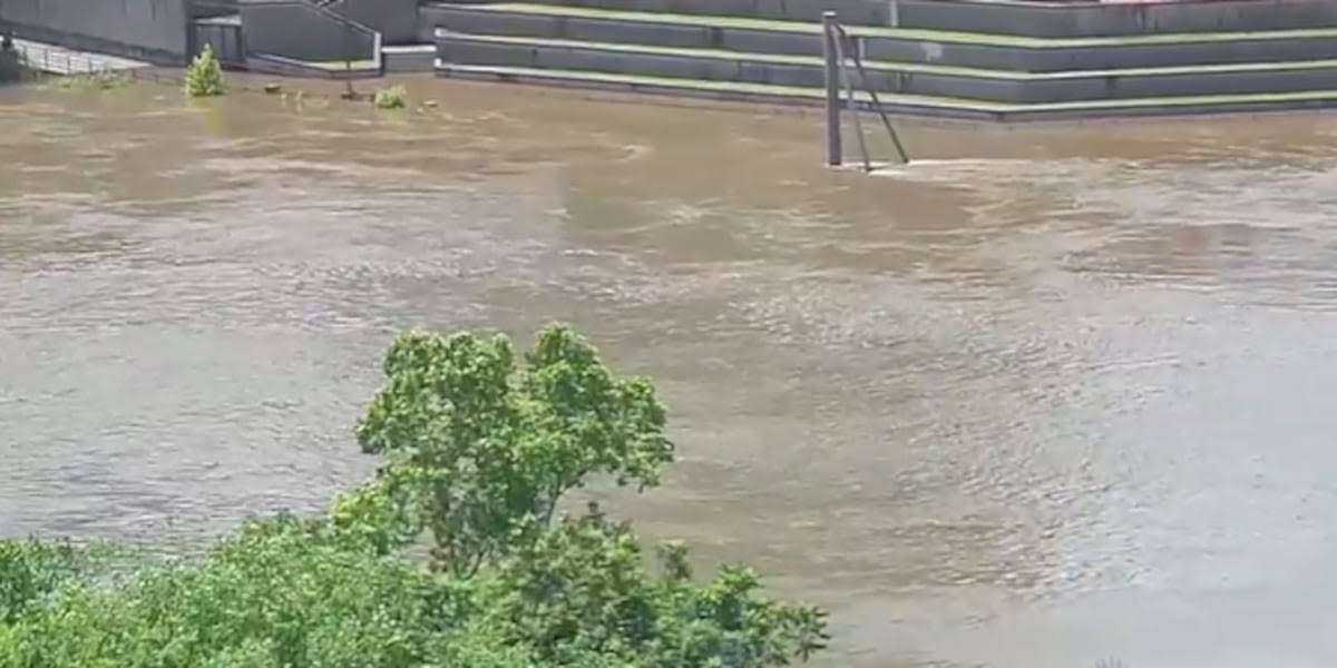 Cumberland River nears flood stage after heavy rain