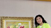 浸淫油畫多年 南市議員陳碧玉推出『花飛水漾』個展