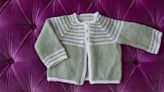 Try our cute and cosy baby cardigan knitting pattern